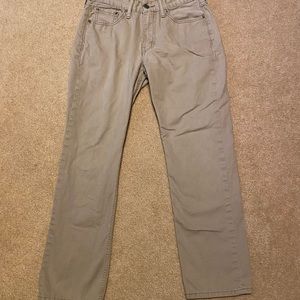 Levi’s Khaki Jeans Size 30x30 514 Straight Fit
